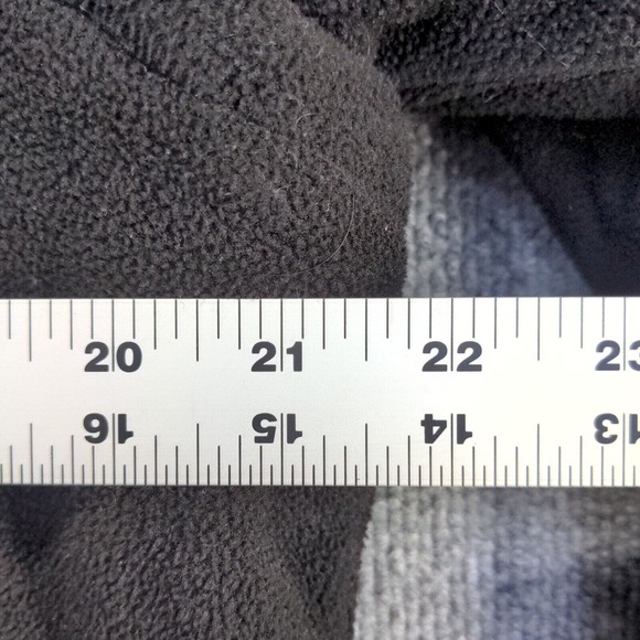 Squaw Valley Men's Zip Up Fleece Jacket Black Small Drawcord Hem Zipped Pockets - Picture 15 of 15